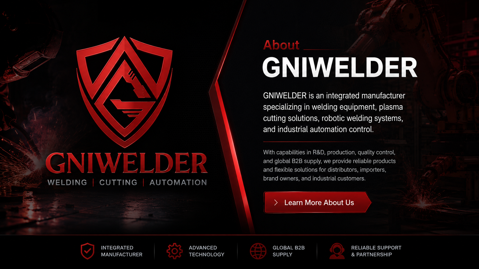 GNIWELDER welding equipment and robotic automation manufacturer