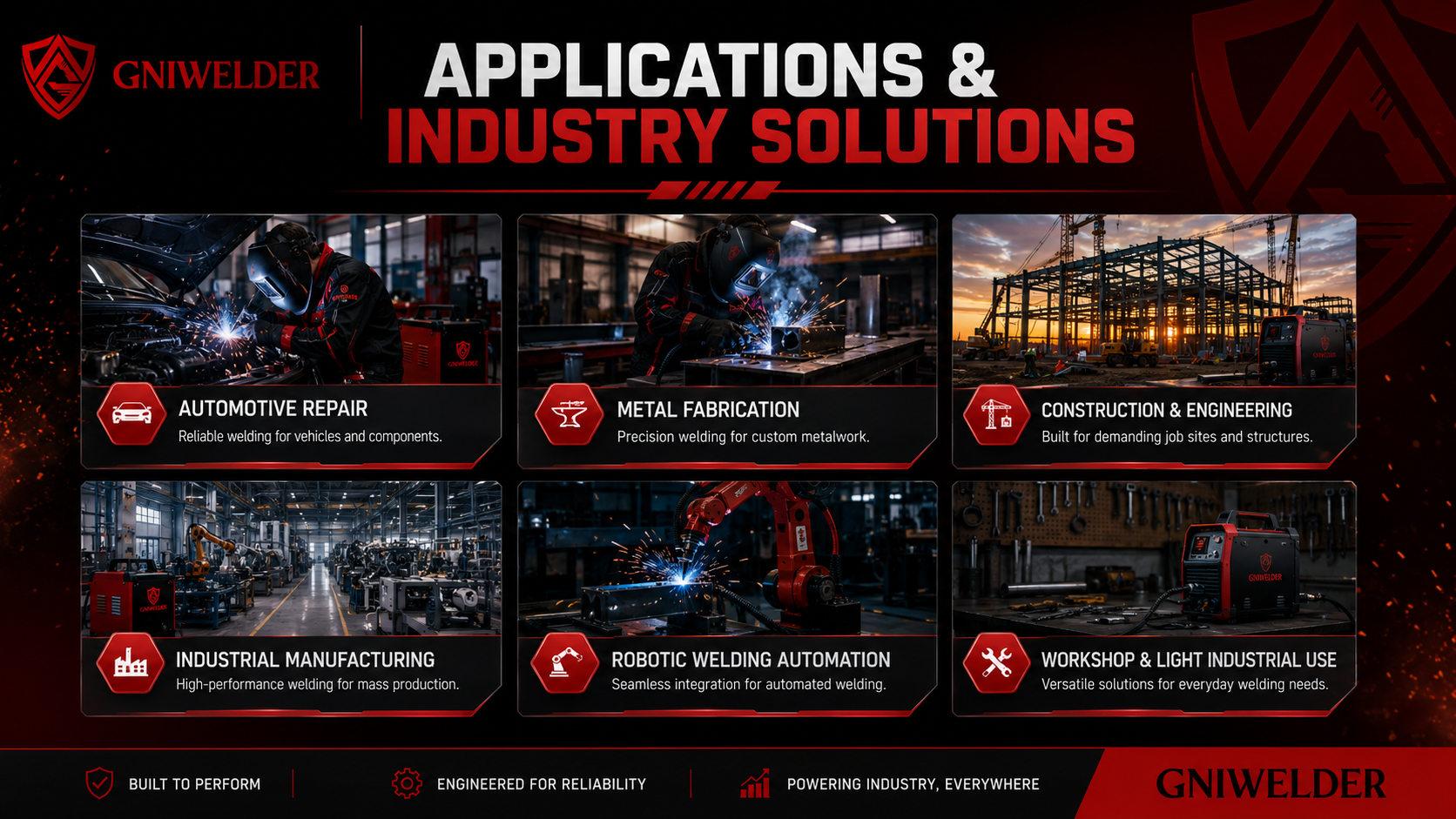 GNIWELDER applications and industry solutions for welding and robotic automation